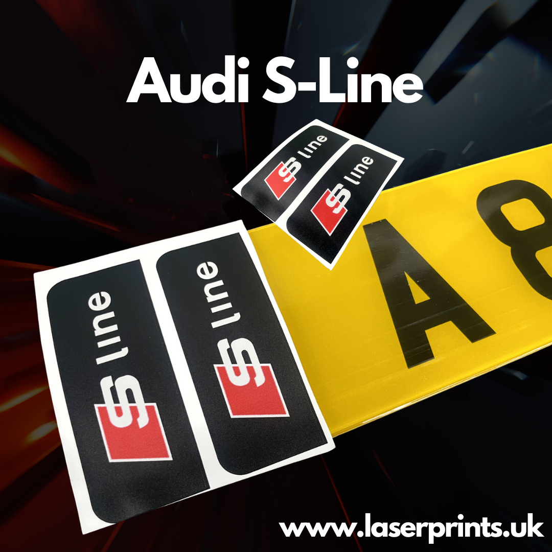 Adhesive Number Plate Sticker Badges