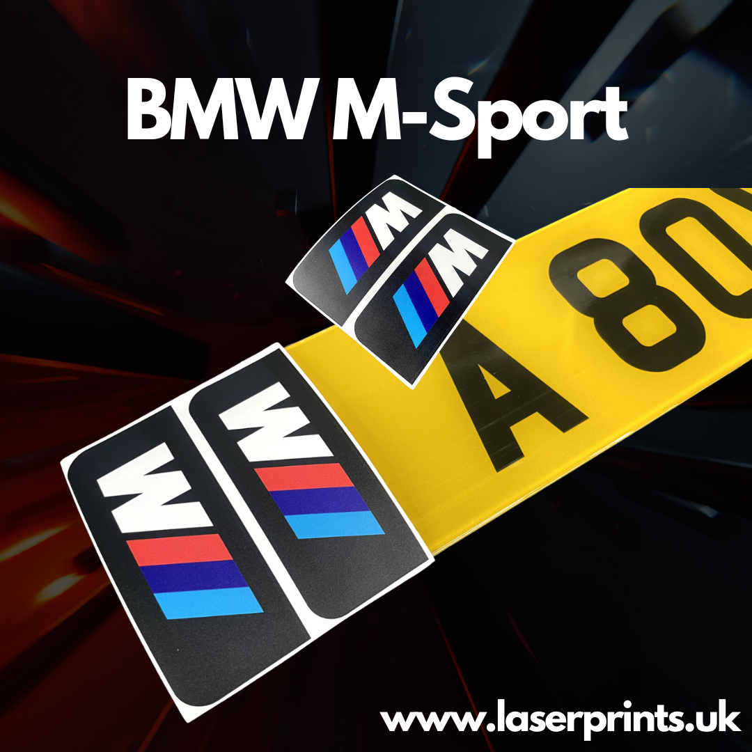 Adhesive Number Plate Sticker Badges