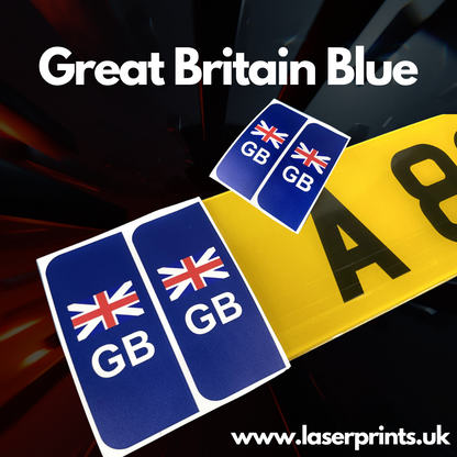 Adhesive Number Plate Sticker Badges