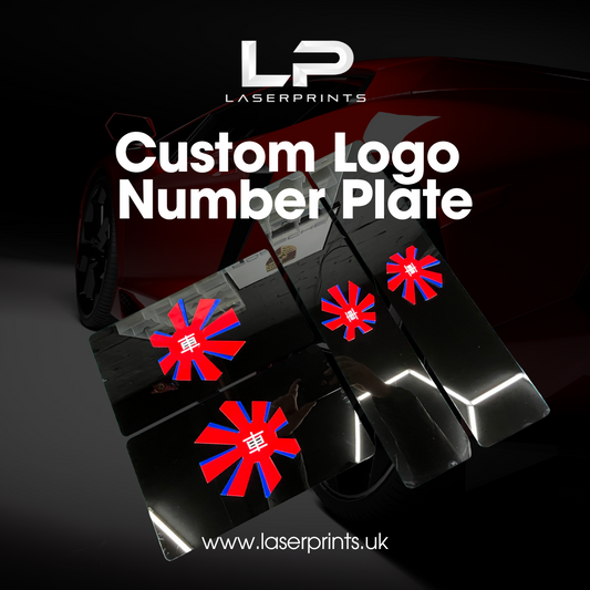 Custom Logo Number Plate