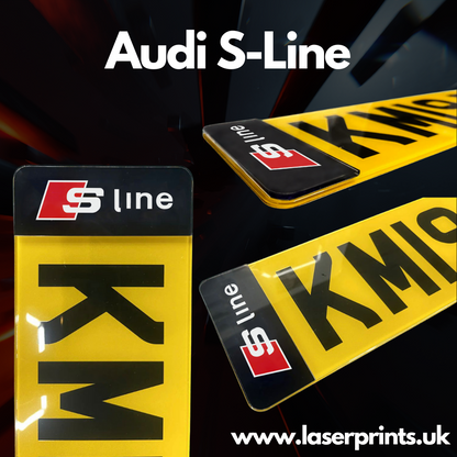 4D Number Plate Badges