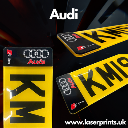 4D Number Plate Badges