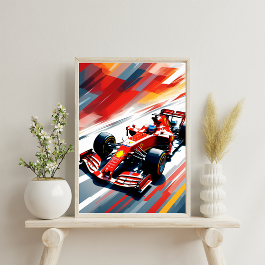 F1 Race Car - Wall Art Poster