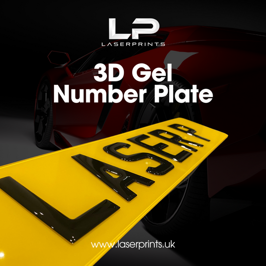 3D Gel Number Plate