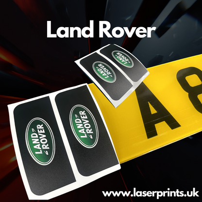 Adhesive Number Plate Sticker Badges